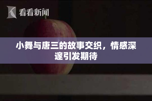 小舞与唐三的故事交织，情感深邃引发期待