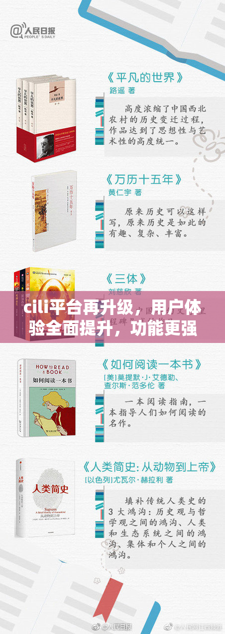cili平台再升级，用户体验全面提升，功能更强大！