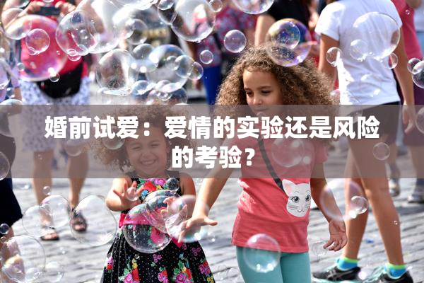 婚前试爱：爱情的实验还是风险的考验？