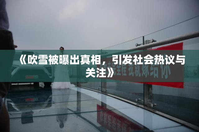 《吹雪被曝出真相，引发社会热议与关注》