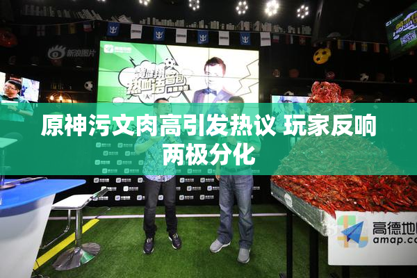 原神污文肉高引发热议 玩家反响两极分化
