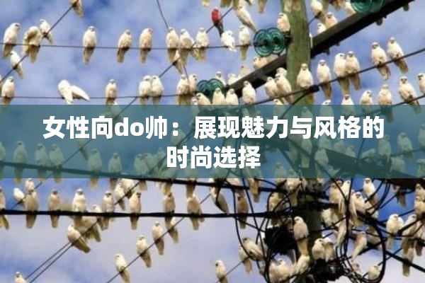女性向do帅：展现魅力与风格的时尚选择