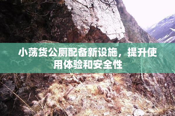 小荡货公厕配备新设施，提升使用体验和安全性