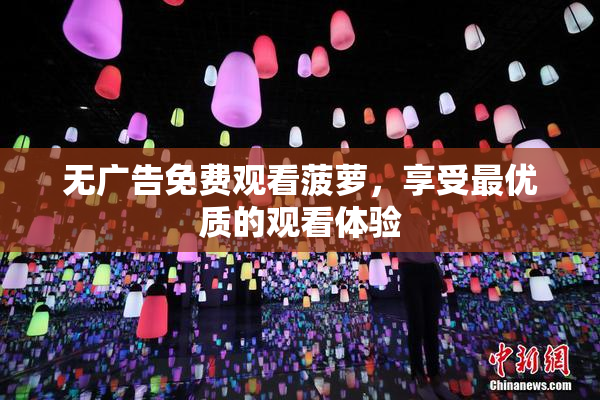 无广告免费观看菠萝，享受最优质的观看体验