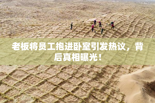 老板将员工抱进卧室引发热议，背后真相曝光！