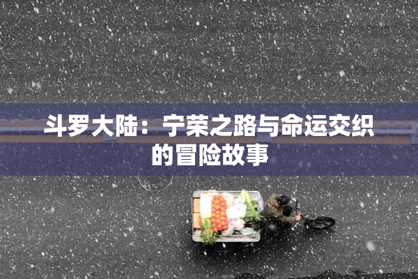 斗罗大陆：宁荣之路与命运交织的冒险故事