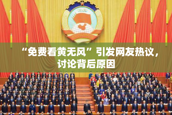 “免费看黄无风”引发网友热议，讨论背后原因