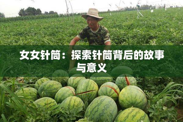 女女针筒：探索针筒背后的故事与意义