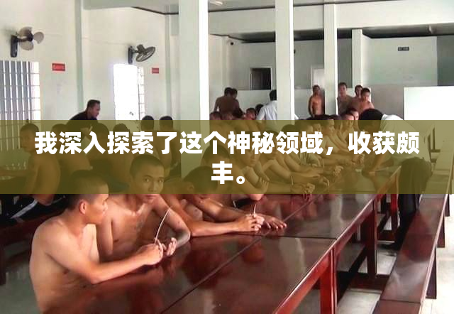 我深入探索了这个神秘领域，收获颇丰。