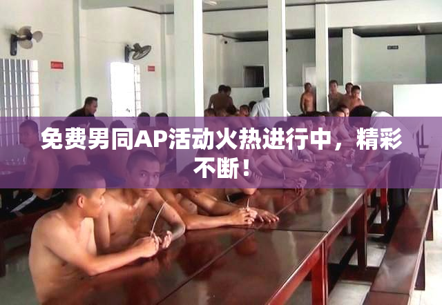 免费男同AP活动火热进行中，精彩不断！