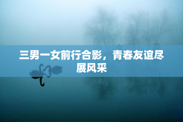 三男一女前行合影，青春友谊尽展风采