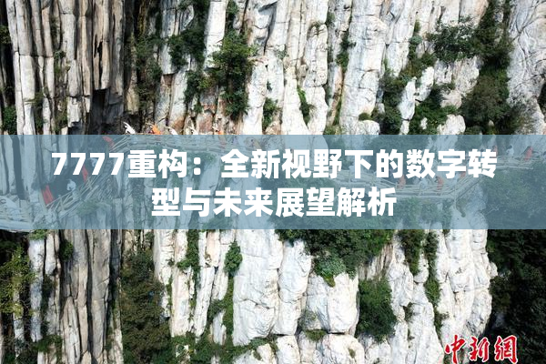 7777重构：全新视野下的数字转型与未来展望解析