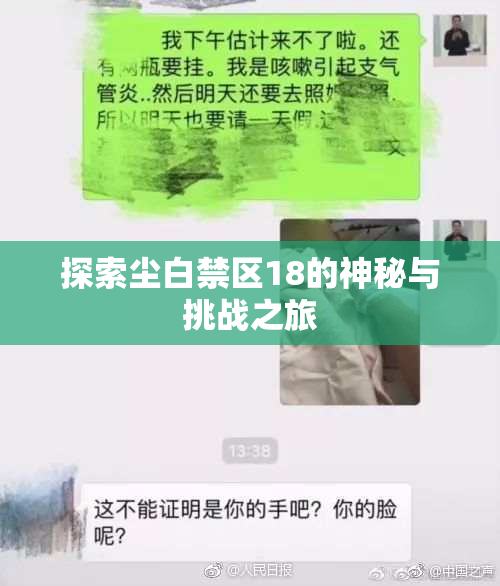 探索尘白禁区18的神秘与挑战之旅