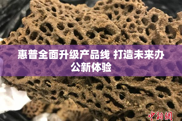 惠普全面升级产品线 打造未来办公新体验