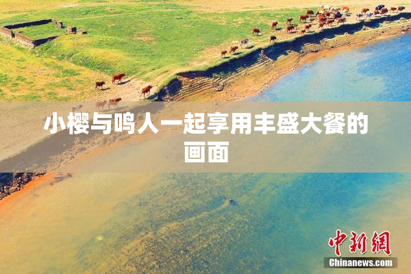 小樱与鸣人一起享用丰盛大餐的画面