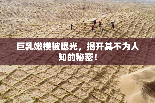 巨乳嫩模被曝光，揭开其不为人知的秘密！