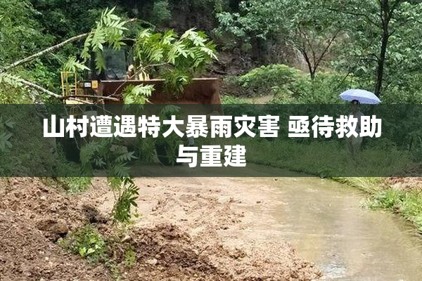 山村遭遇特大暴雨灾害 亟待救助与重建