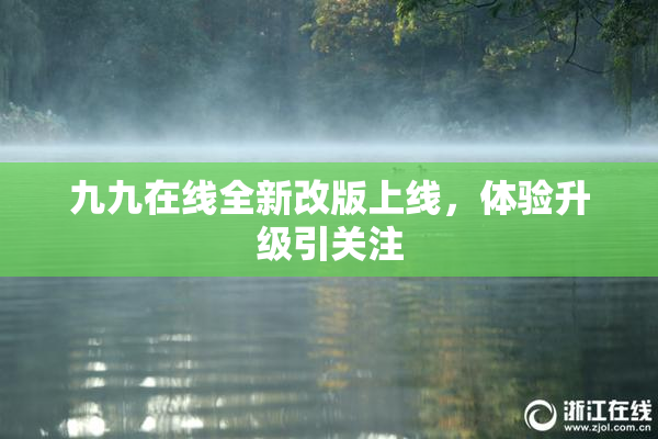 九九在线全新改版上线，体验升级引关注
