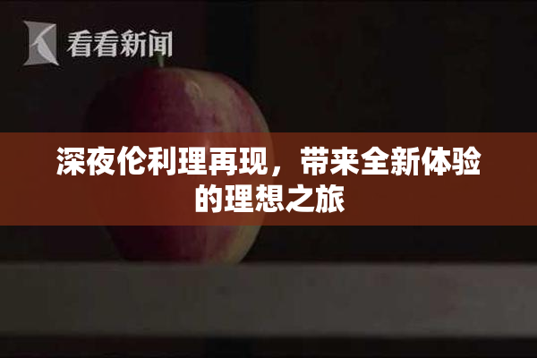 深夜伦利理再现，带来全新体验的理想之旅
