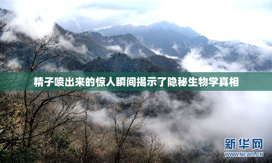 精子喷出来的惊人瞬间揭示了隐秘生物学真相