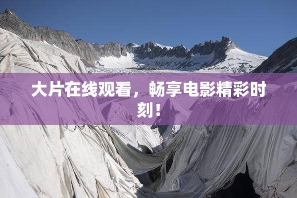 大片在线观看，畅享电影精彩时刻！