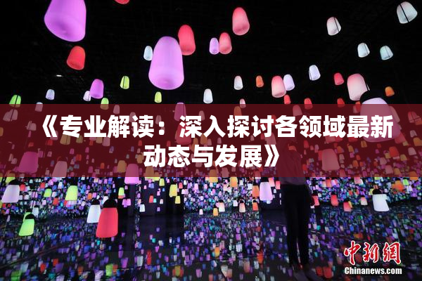 《专业解读：深入探讨各领域最新动态与发展》