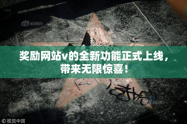 奖励网站v的全新功能正式上线，带来无限惊喜！