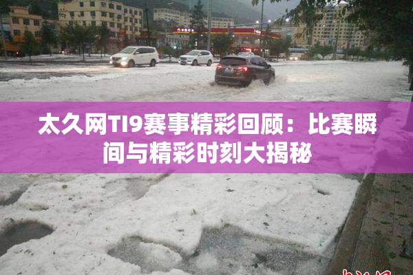 太久网TI9赛事精彩回顾：比赛瞬间与精彩时刻大揭秘