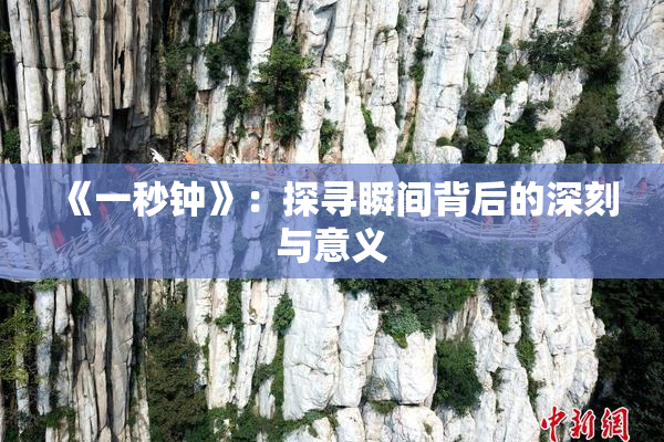 《一秒钟》：探寻瞬间背后的深刻与意义