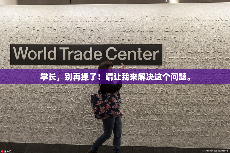 学长，别再揉了！请让我来解决这个问题。