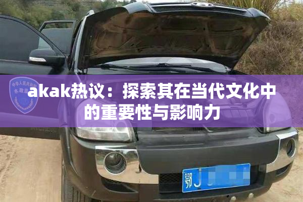 akak热议：探索其在当代文化中的重要性与影响力