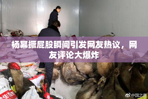 杨幂撅屁股瞬间引发网友热议，网友评论大爆炸