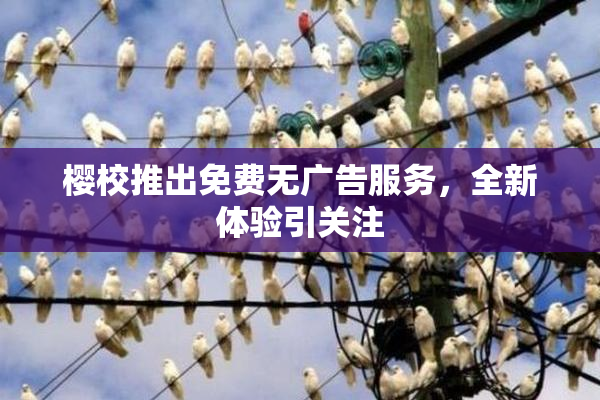 樱校推出免费无广告服务，全新体验引关注