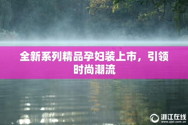 全新系列精品孕妇装上市，引领时尚潮流