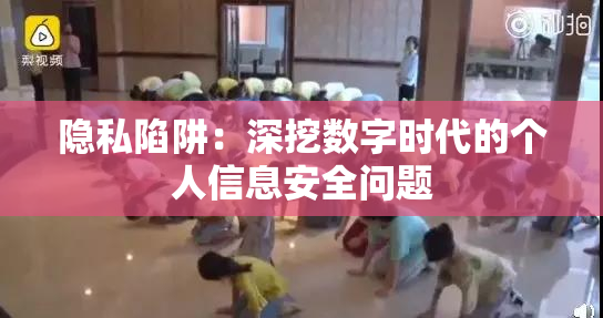 隐私陷阱：深挖数字时代的个人信息安全问题
