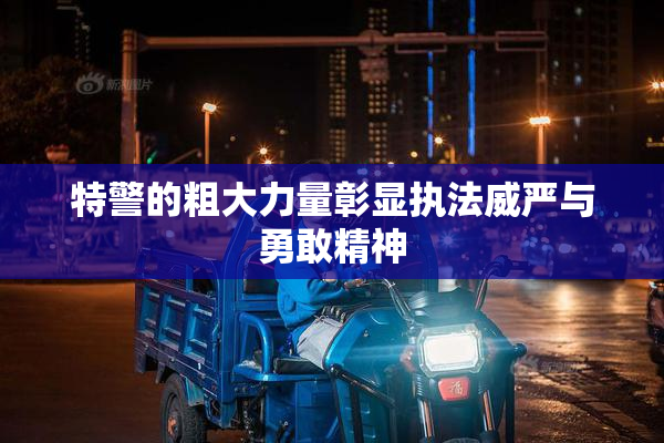 特警的粗大力量彰显执法威严与勇敢精神