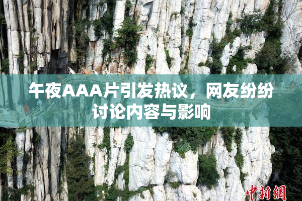 午夜AAA片引发热议，网友纷纷讨论内容与影响
