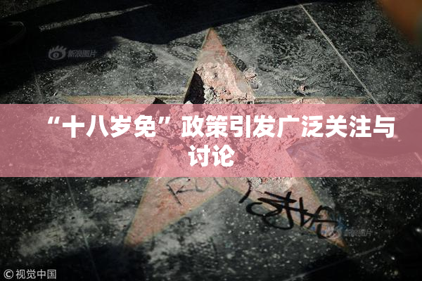 “十八岁免”政策引发广泛关注与讨论