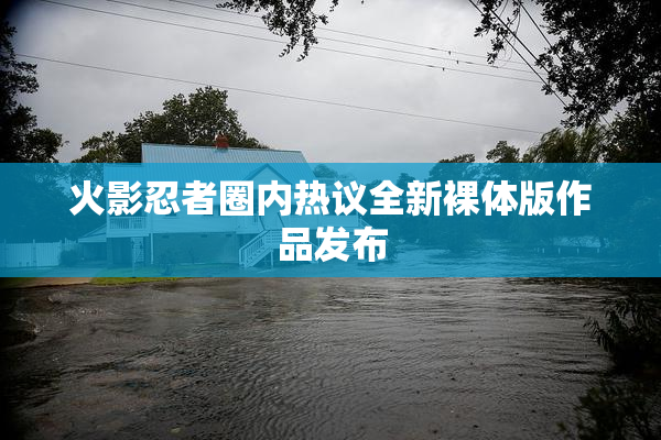 火影忍者圈内热议全新裸体版作品发布