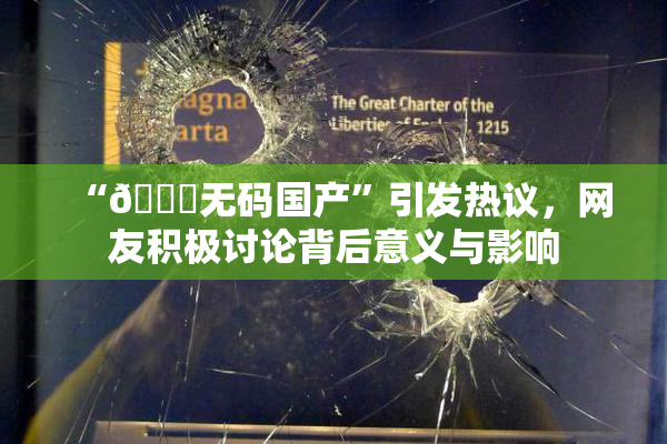 “🔞无码国产”引发热议，网友积极讨论背后意义与影响