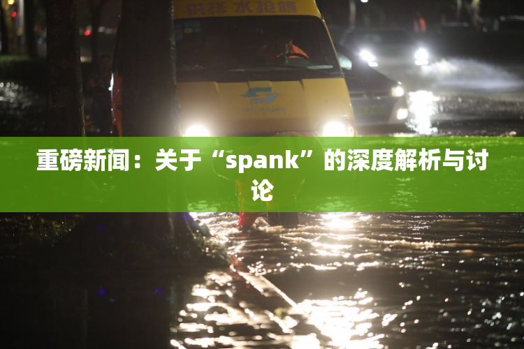 重磅新闻：关于“spank”的深度解析与讨论