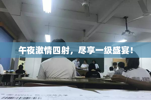 午夜激情四射，尽享一级盛宴！