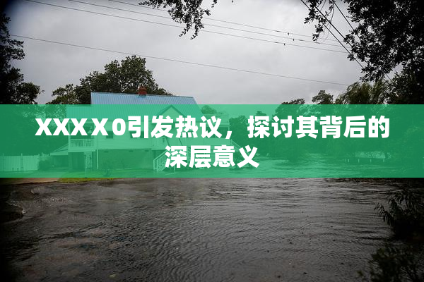 XXXⅩ0引发热议，探讨其背后的深层意义