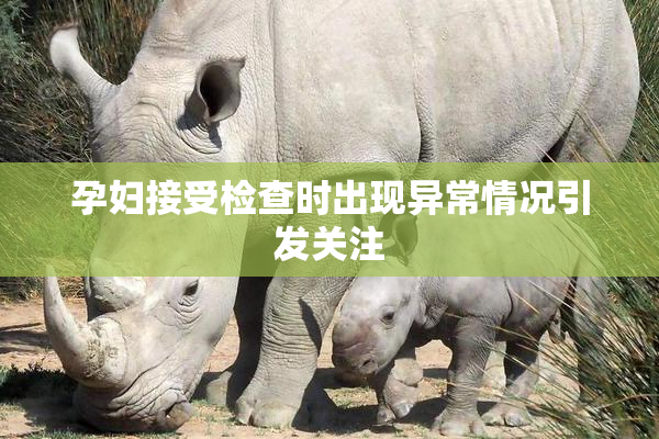 孕妇接受检查时出现异常情况引发关注