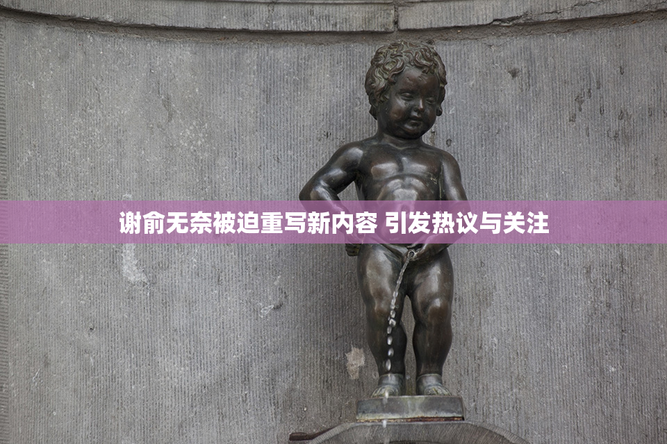 谢俞无奈被迫重写新内容 引发热议与关注