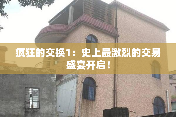 疯狂的交换1：史上最激烈的交易盛宴开启！