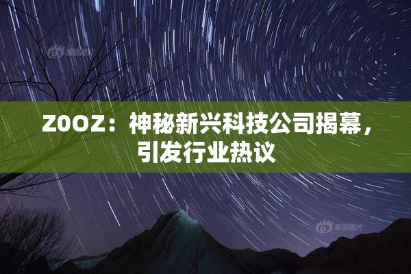 Z0OZ：神秘新兴科技公司揭幕，引发行业热议