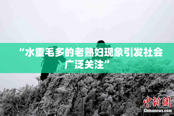 “水重毛多的老熟妇现象引发社会广泛关注”