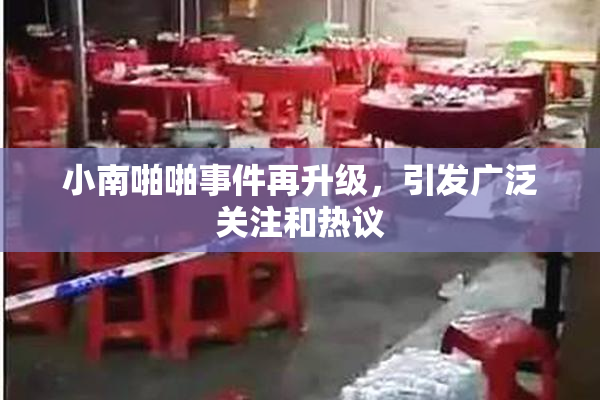 小南啪啪事件再升级，引发广泛关注和热议