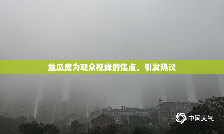 丝瓜成为观众视线的焦点，引发热议